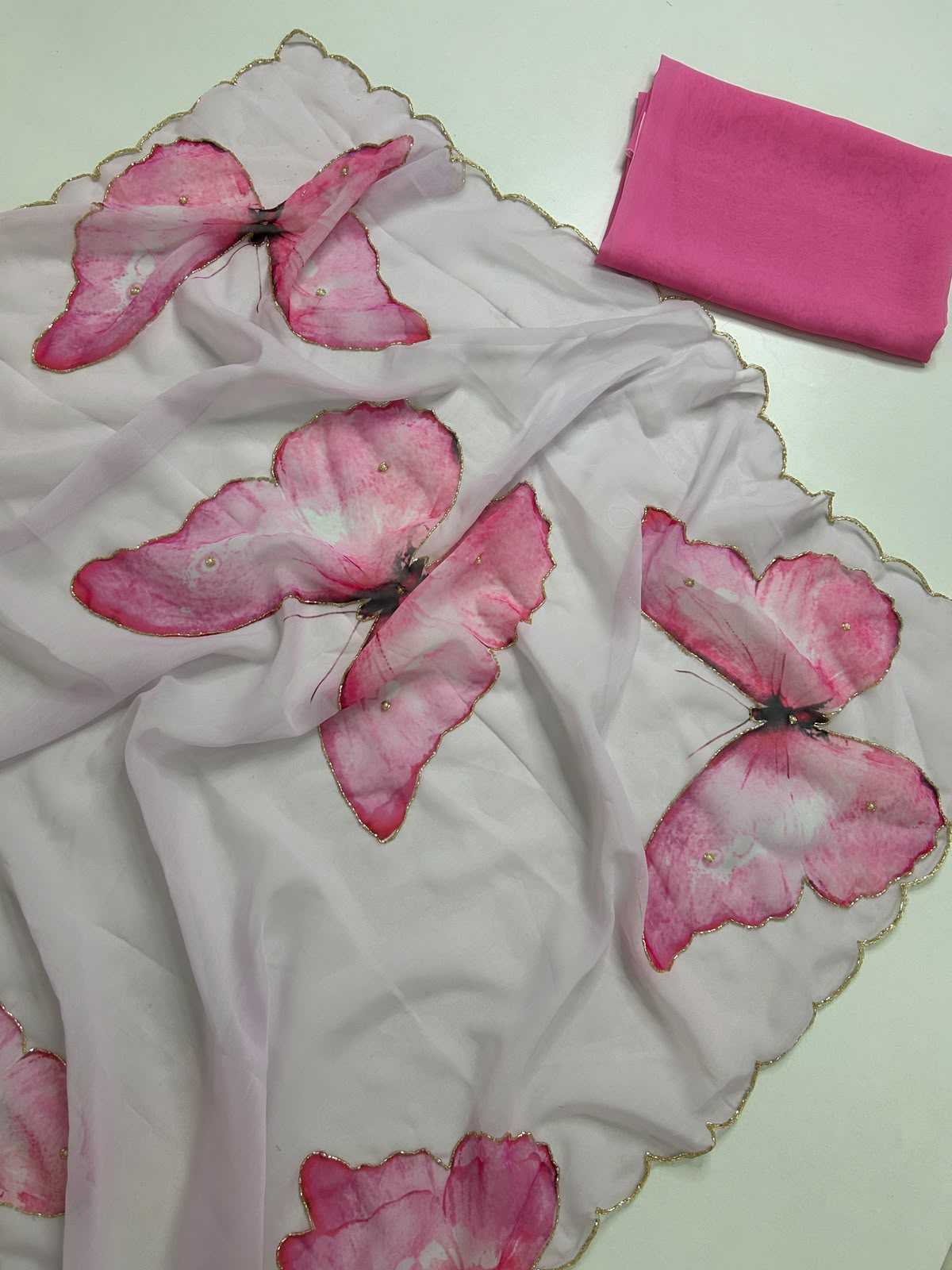 Georgette Printed Saree