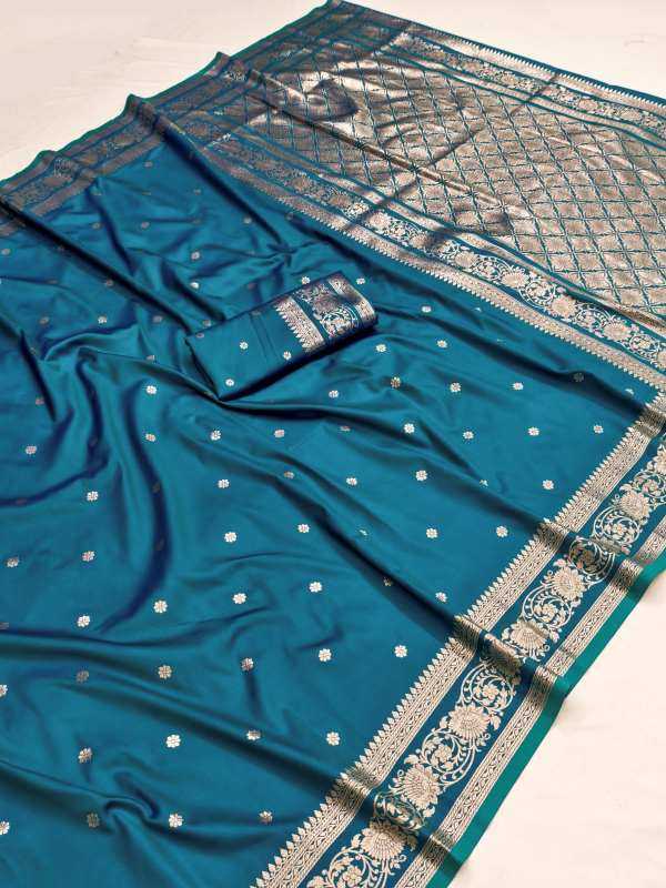 Banarasi Soft Silk Saree in Green