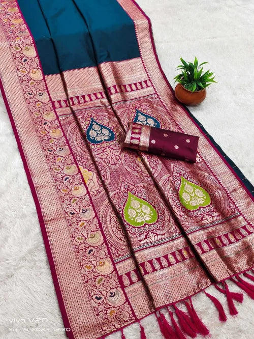 Aadishri Premium Silk Paithani Saree