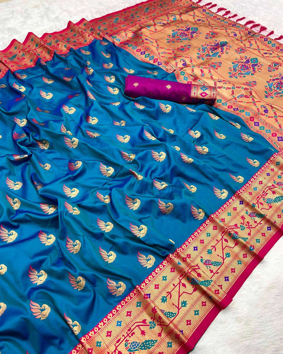 Aarohi Paithani Silk Saree