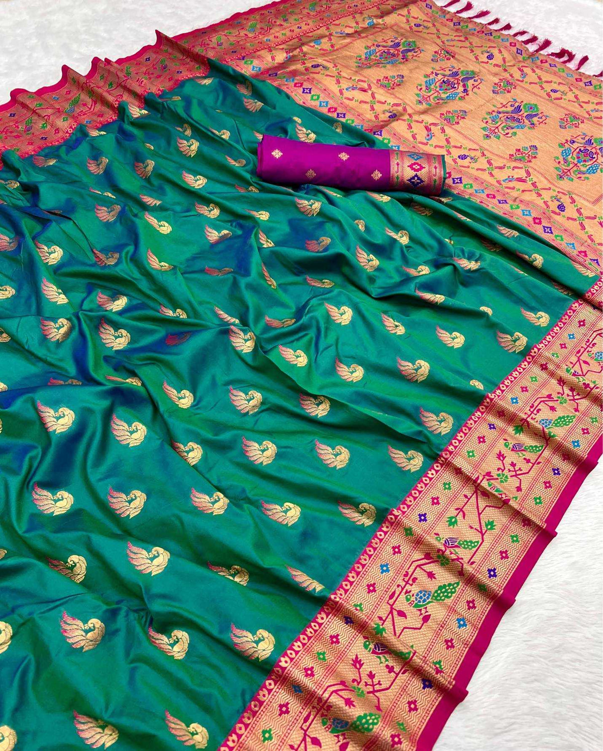 Aarohi Paithani Silk Saree