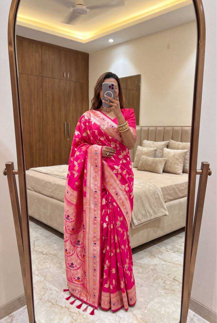 Anaya Banarasi Soft Silk Saree