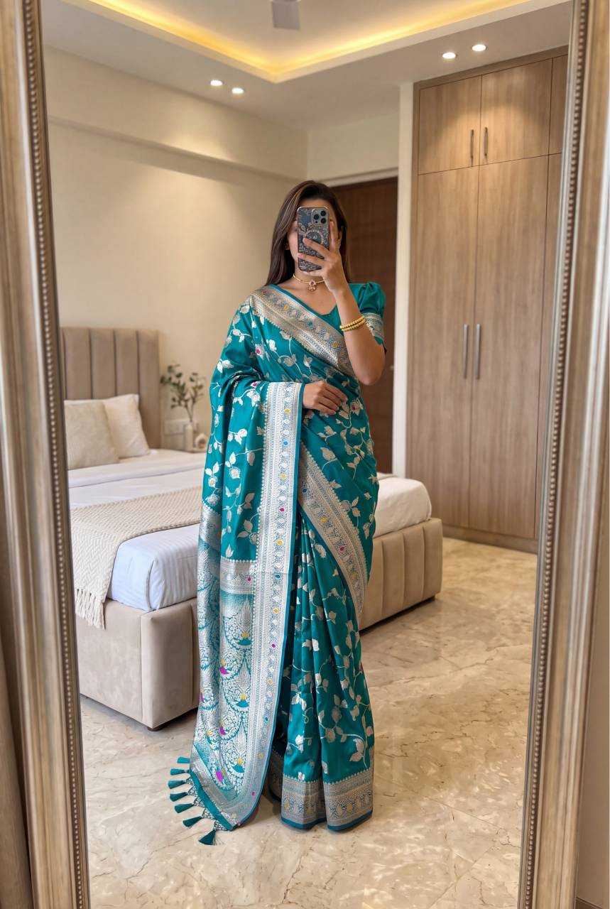 Anaya Banarasi Soft Silk Saree