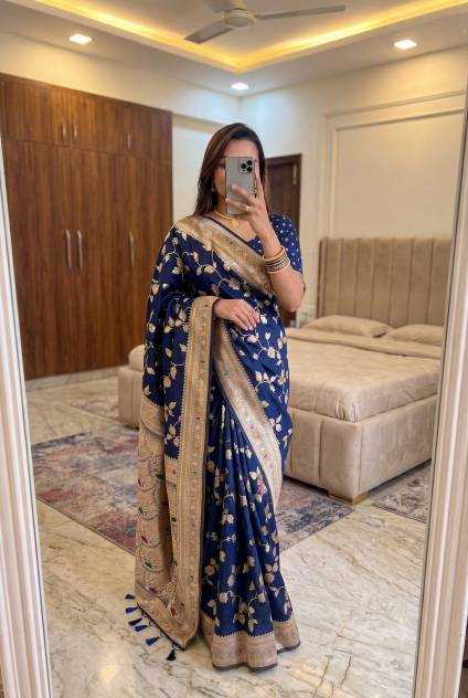 Anaya Banarasi Soft Silk Saree