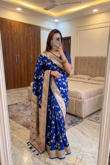 Anaya Banarasi Soft Silk Saree