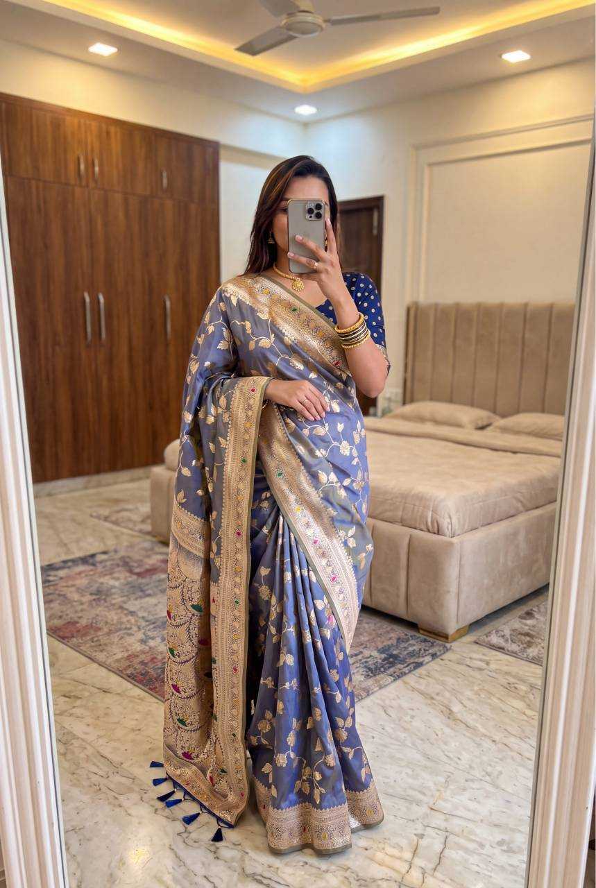 Anaya Banarasi Soft Silk Saree