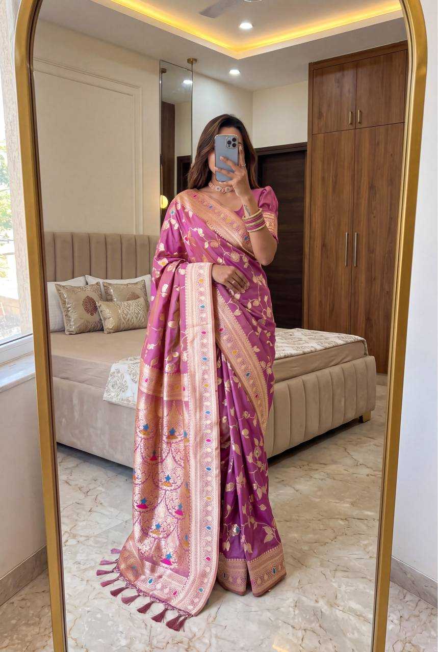 Anaya Banarasi Soft Silk Saree