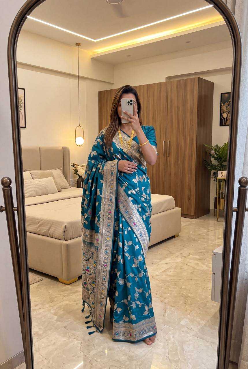 Anaya Banarasi Soft Silk Saree