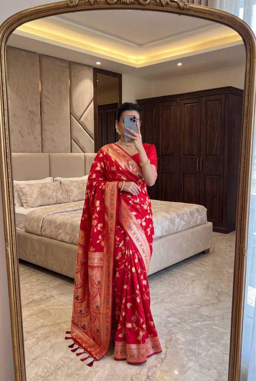 Anaya Banarasi Soft Silk Saree