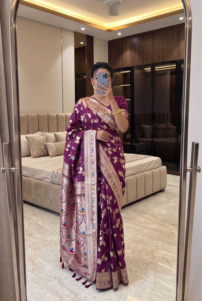 Anaya Banarasi Soft Silk Saree