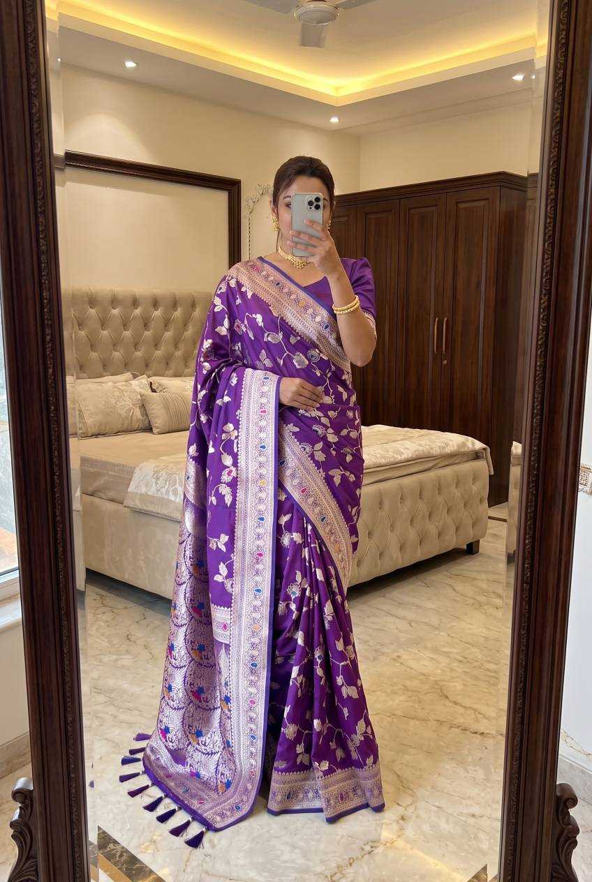 Anaya Banarasi Soft Silk Saree