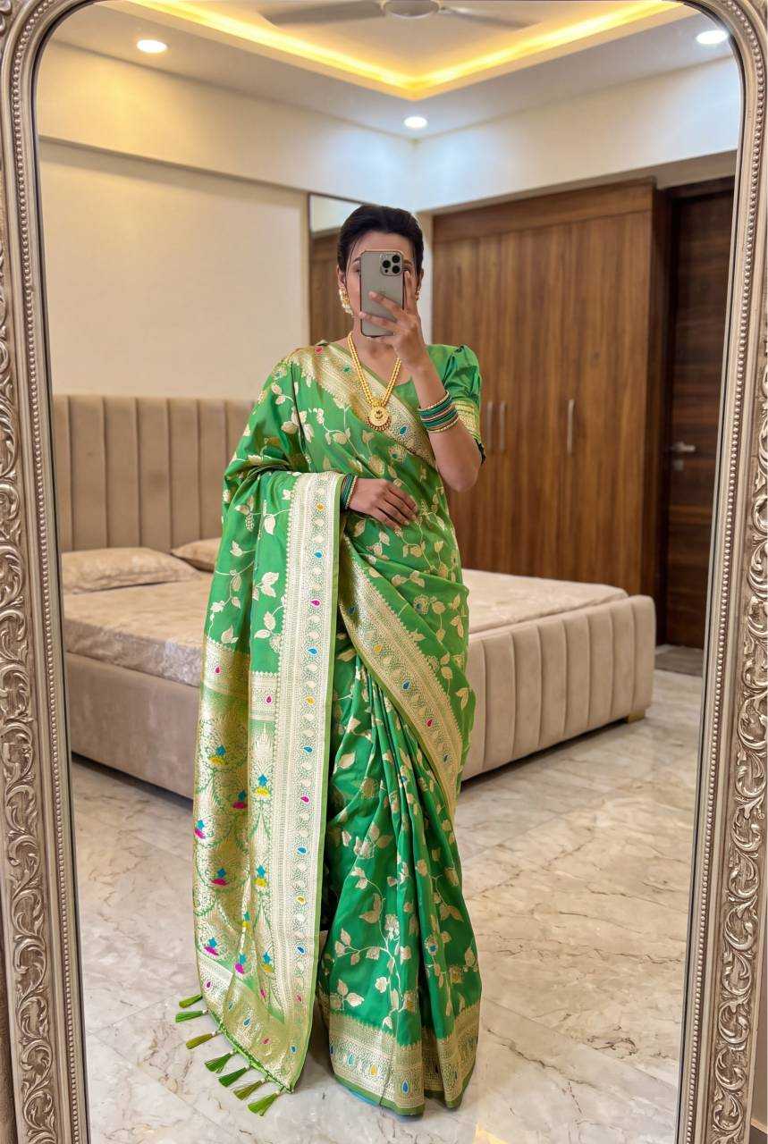 Anaya Banarasi Soft Silk Saree