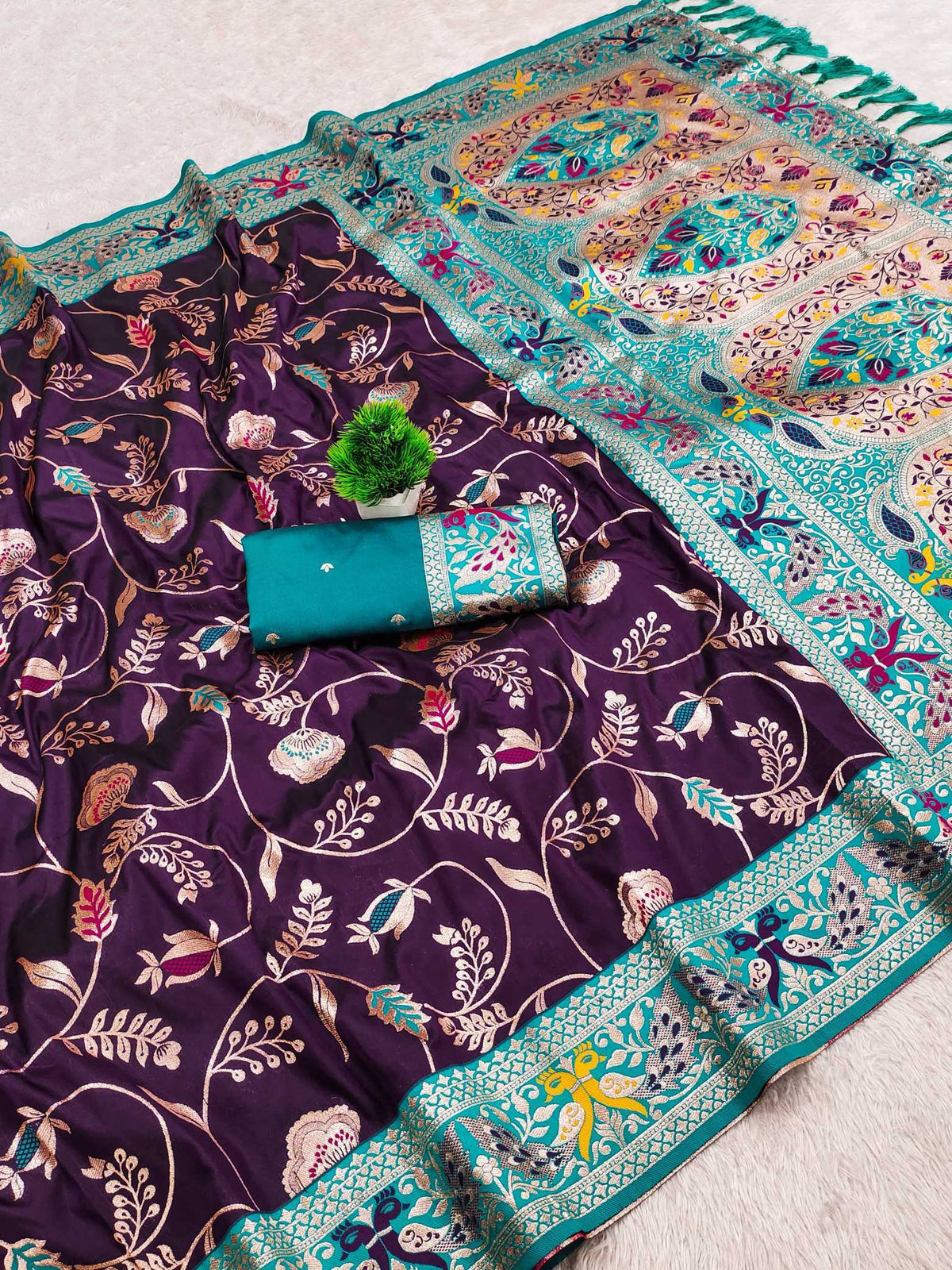 Anika Paithani Silk Saree