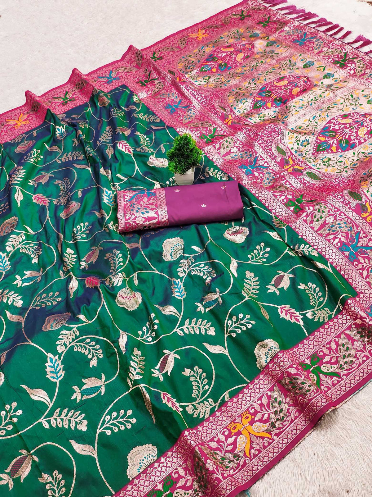Anika Paithani Silk Saree