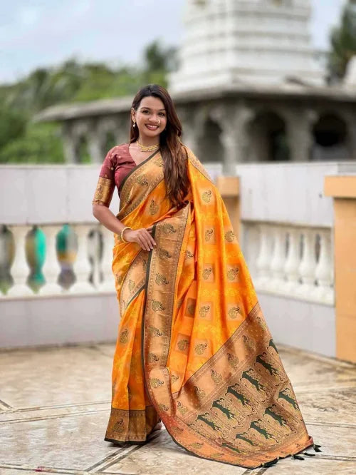 Apurva Soft Silk Saree in Peacock Blue