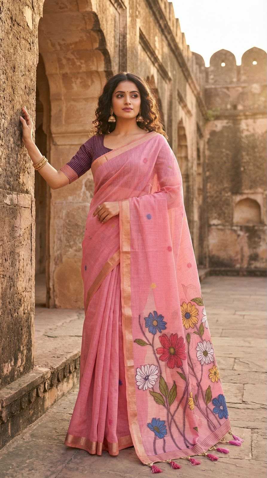 Arya Pure Cotton Saree