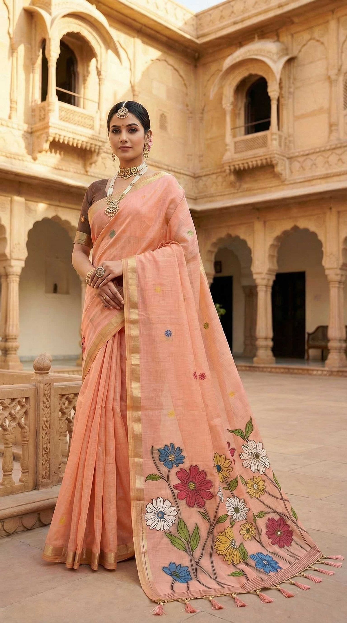 Arya Pure Cotton Saree