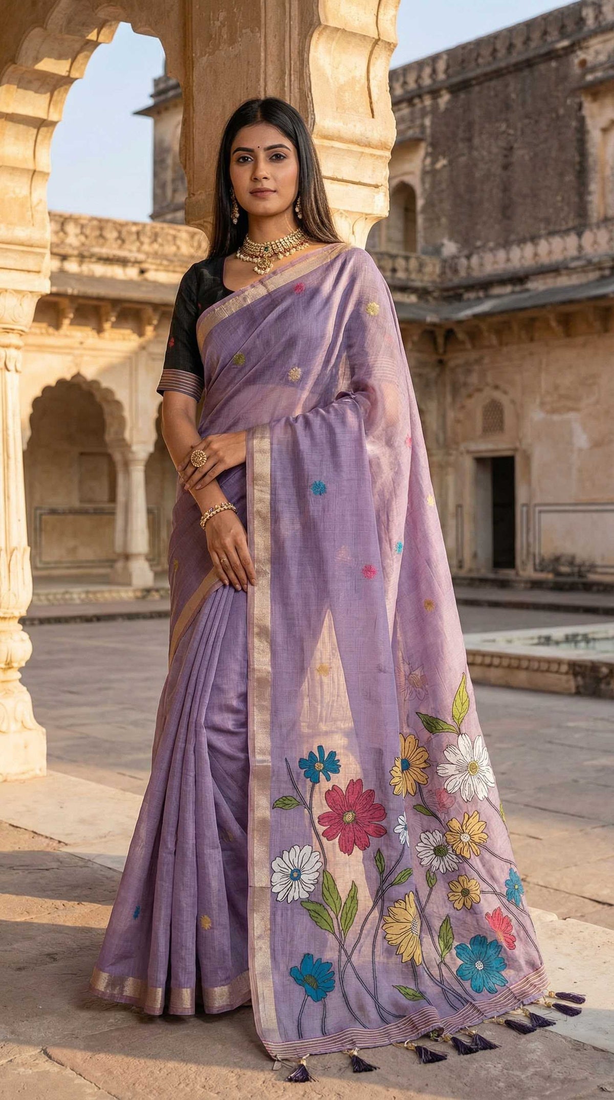 Arya Pure Cotton Saree