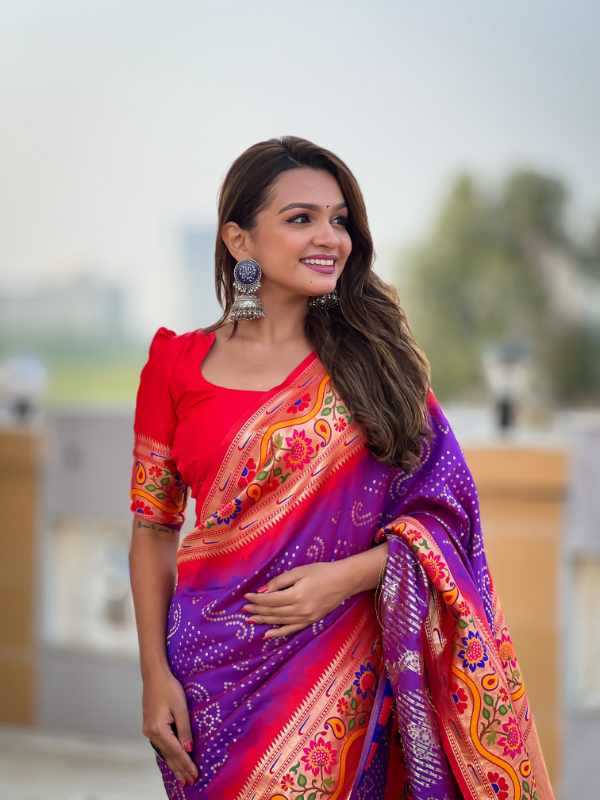 Bandhani Soft Silk Designer Saree