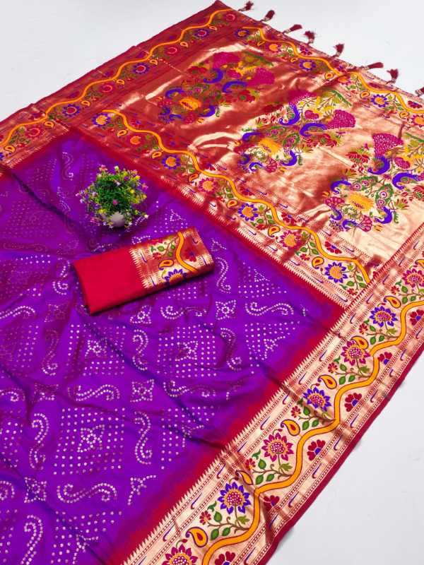 Bandhani Soft Silk Designer Saree