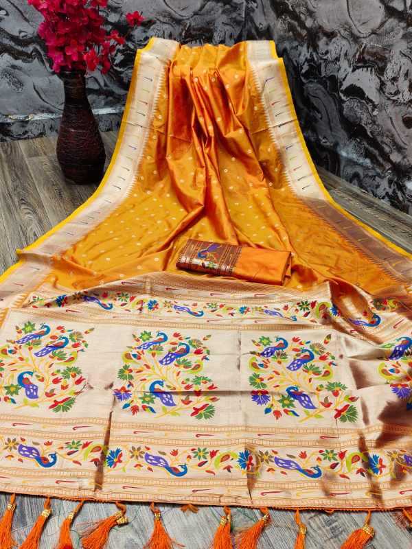 Bindi Soft Silk Designer Saree