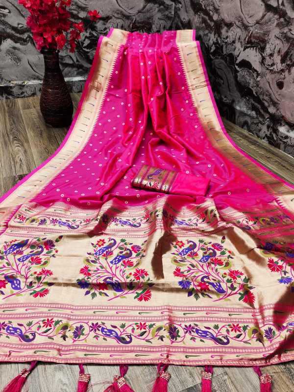 Bindi Soft Silk Designer Saree