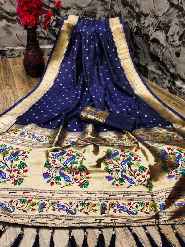 Bindi Soft Silk Designer Saree