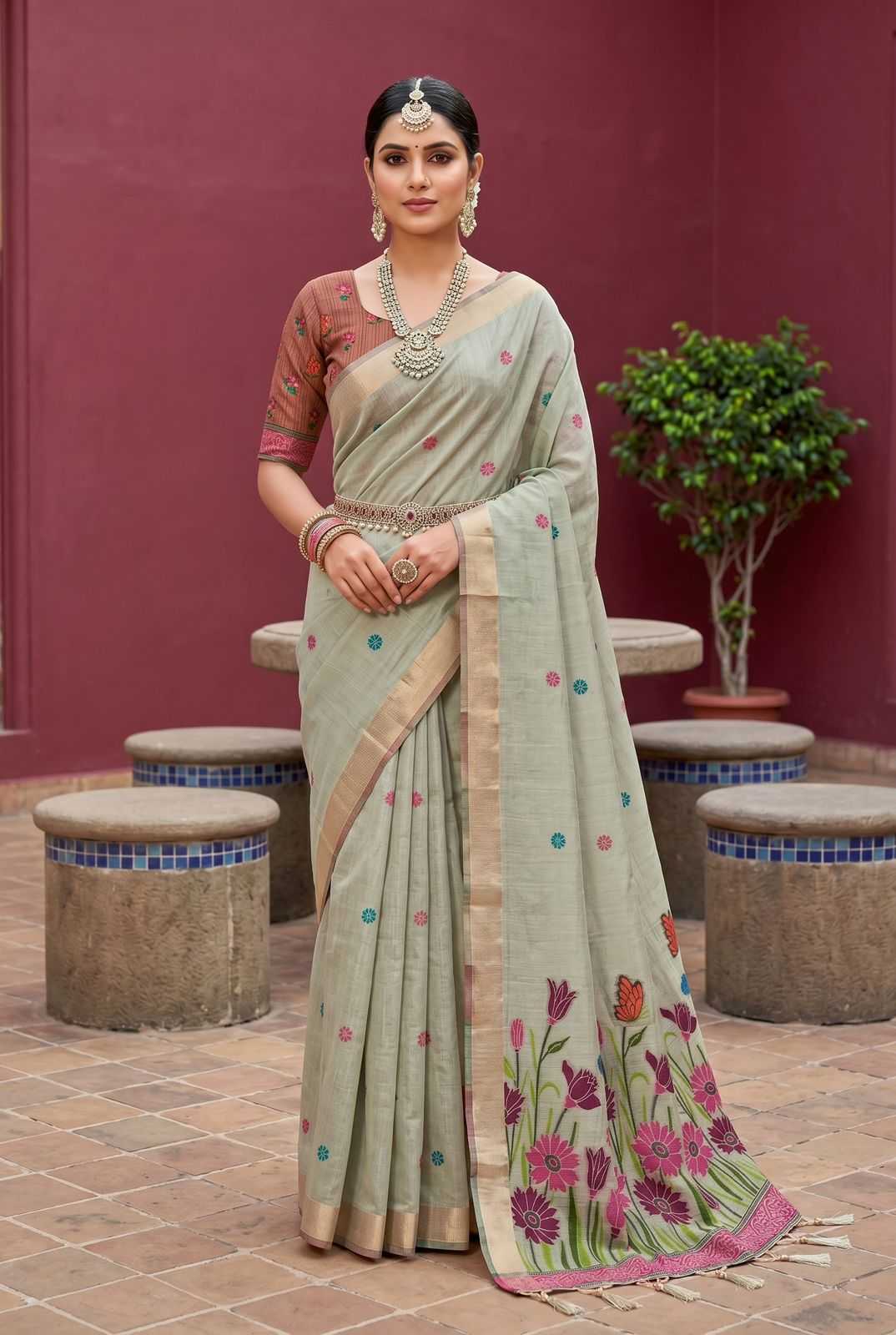 Cotton Designer Saree