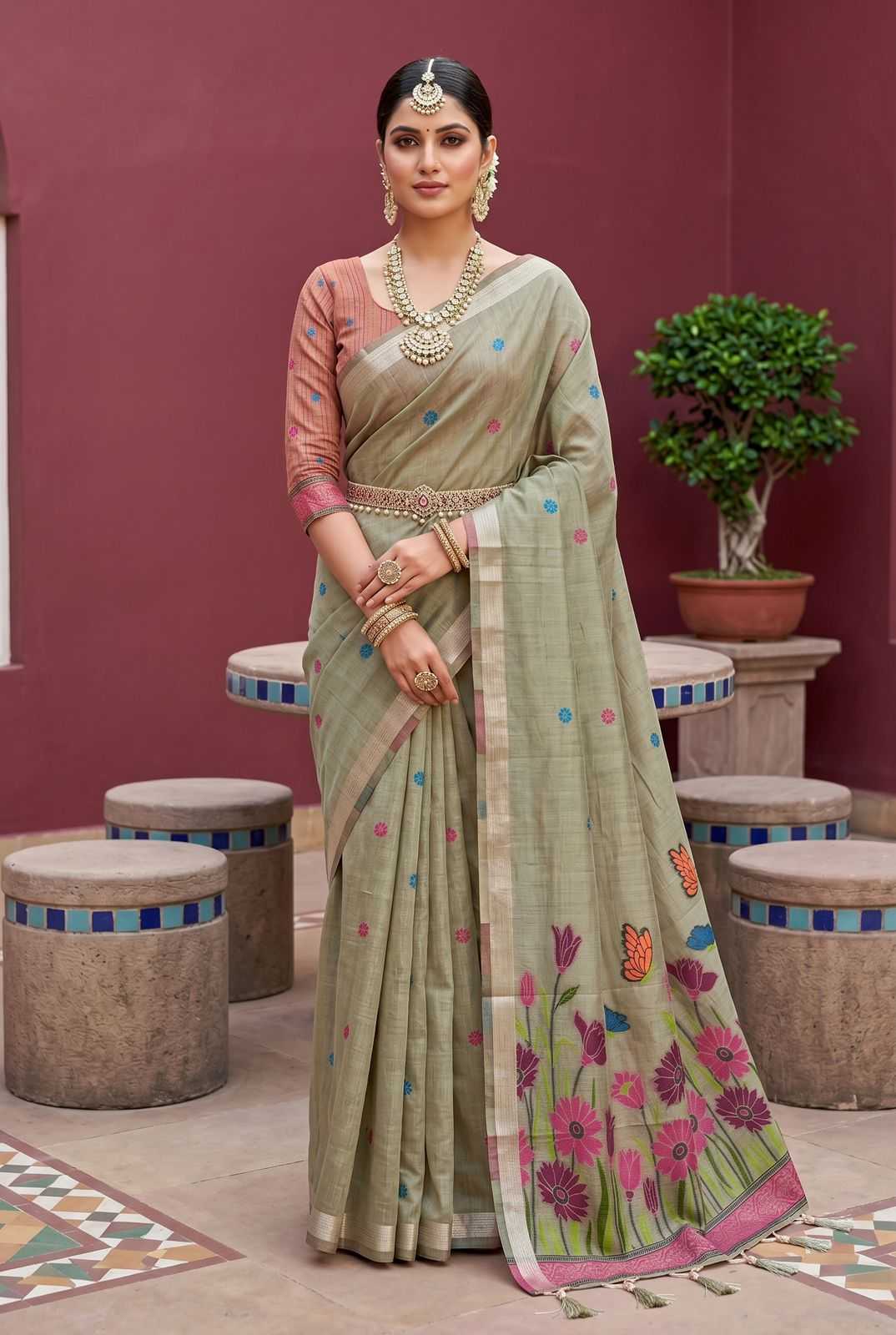 Cotton Designer Saree
