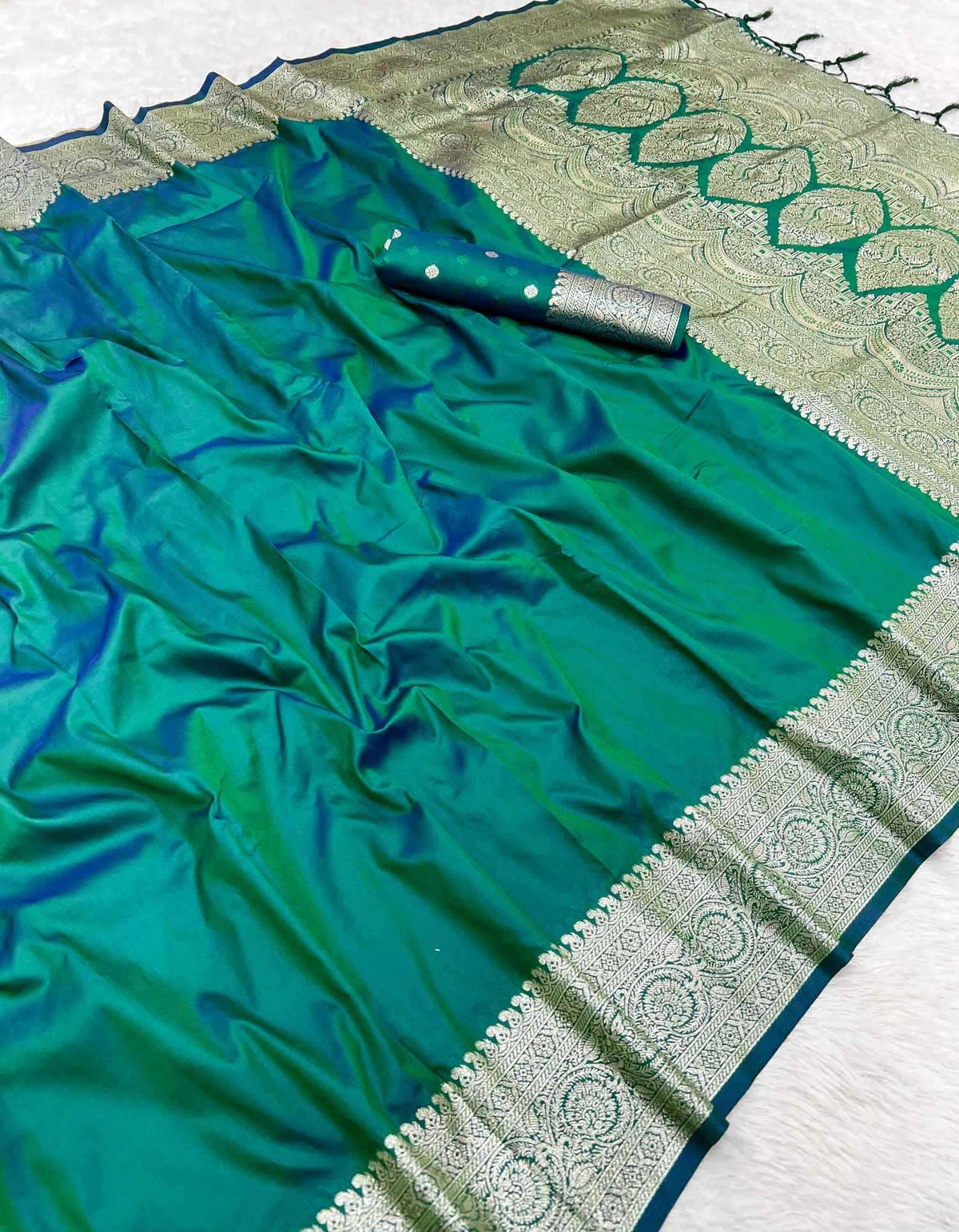 Gala Banarasi Soft Silk Saree