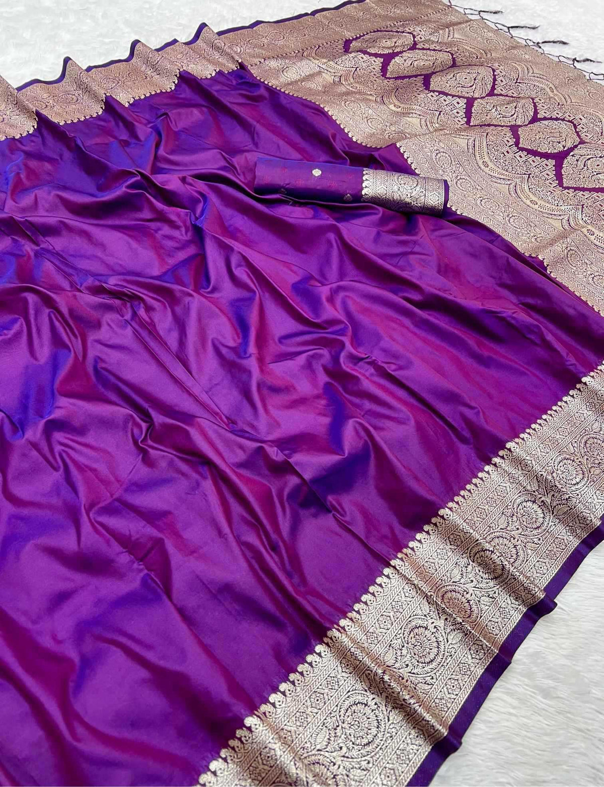 Gala Banarasi Soft Silk Saree