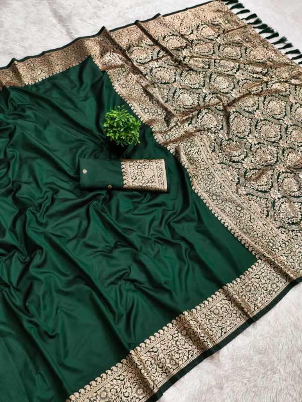 Gala Soft Silk Zari Border Saree