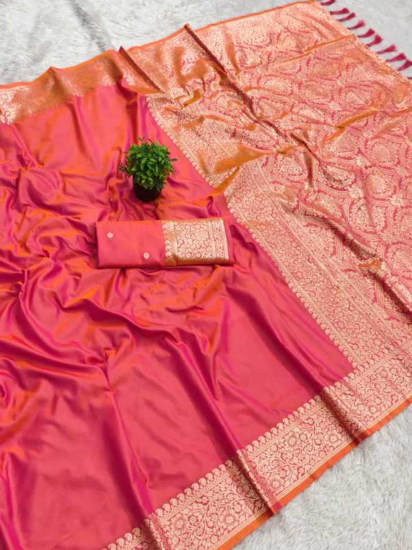 Gala Soft Silk Zari Border Saree