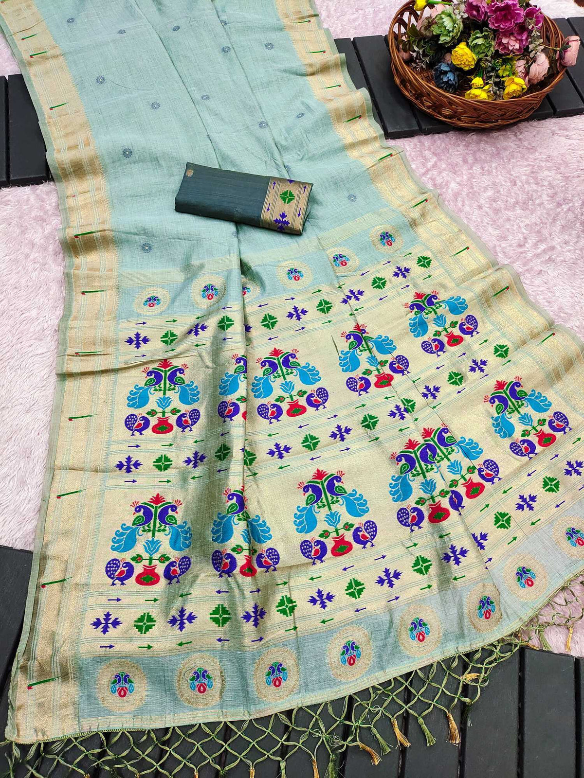 Gargi Soft Cotton Designer Saree
