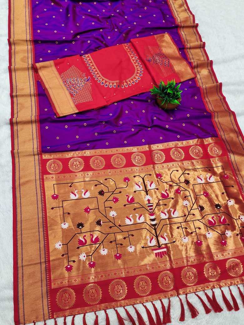 Hansraj Paithani Silk Saree