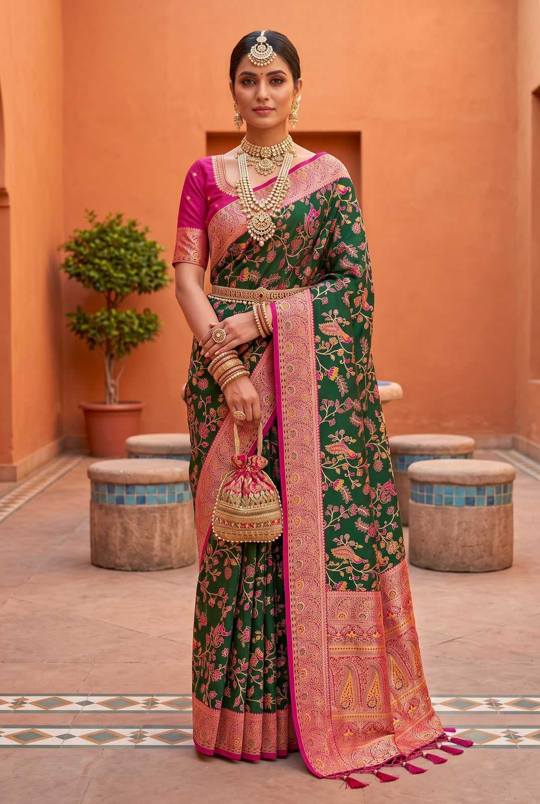Ishita Banarasi Soft Silk Saree