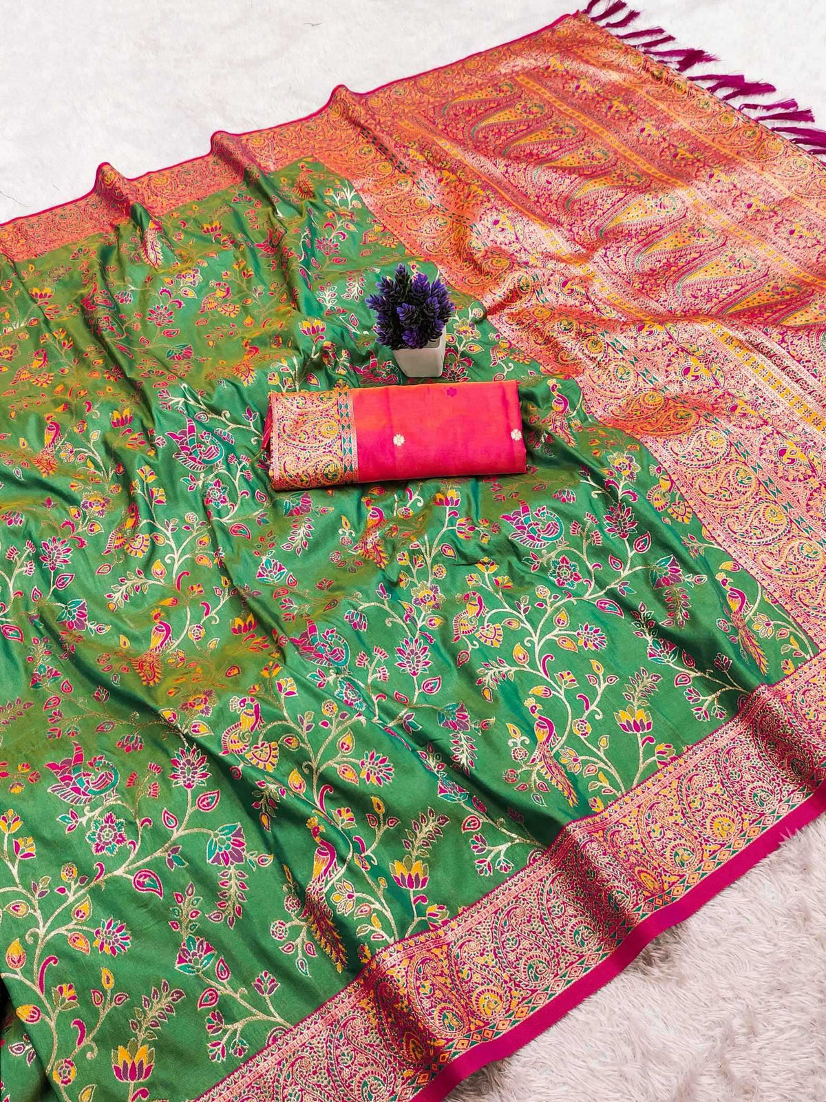 Ishita Banarasi Soft Silk Saree