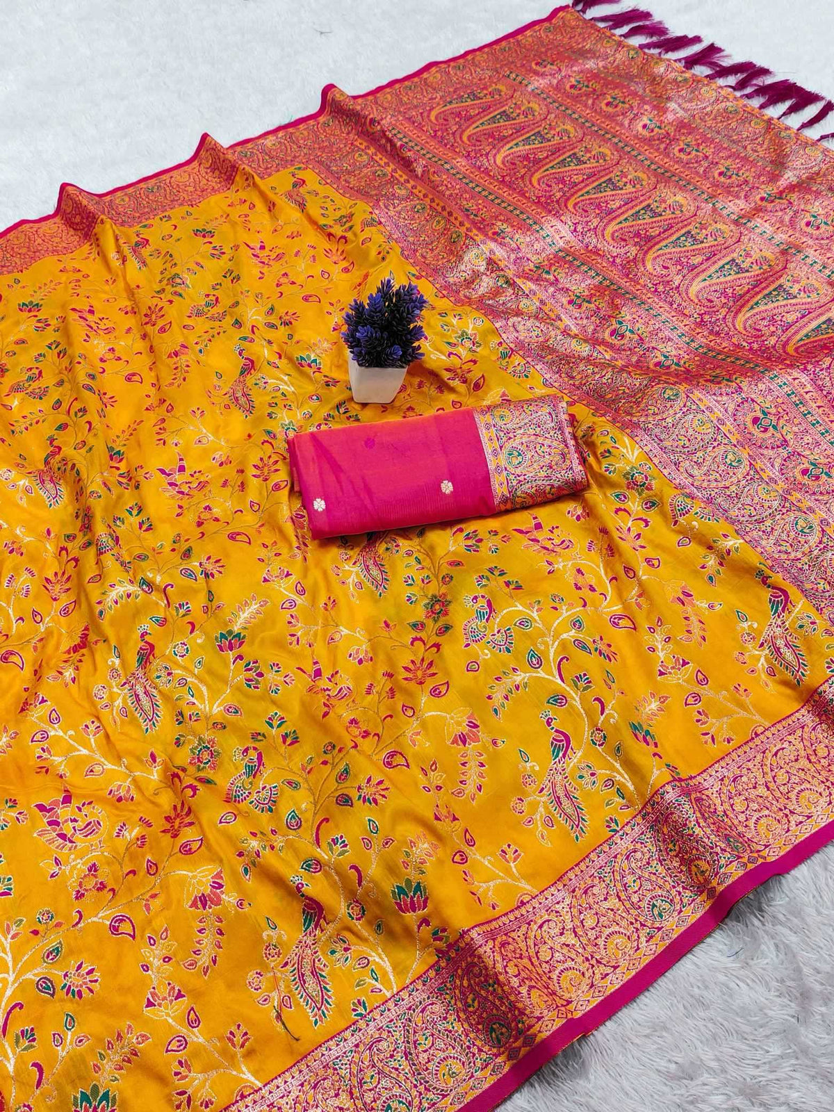 Ishita Banarasi Soft Silk Saree