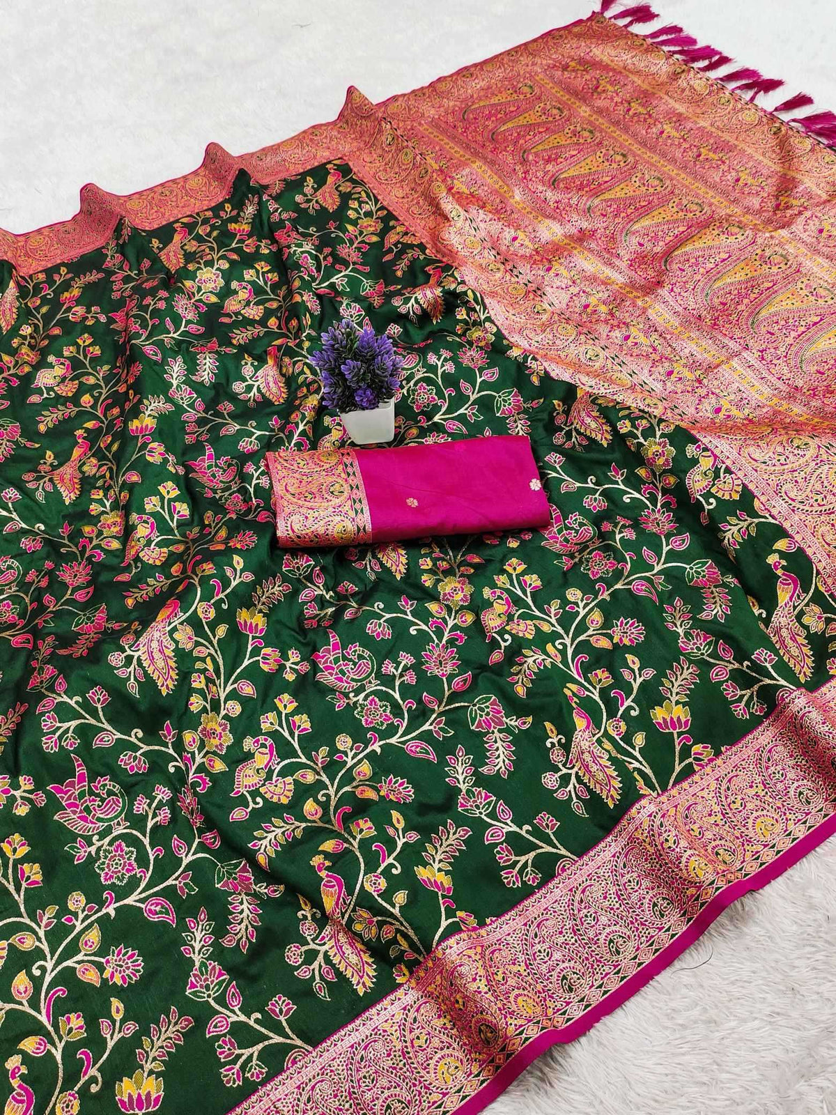 Ishita Banarasi Soft Silk Saree