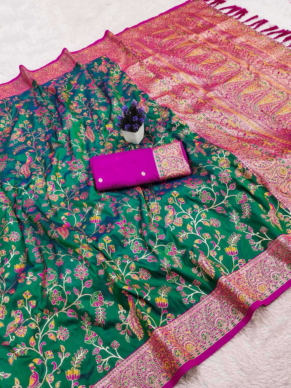 Ishita Banarasi Soft Silk Saree