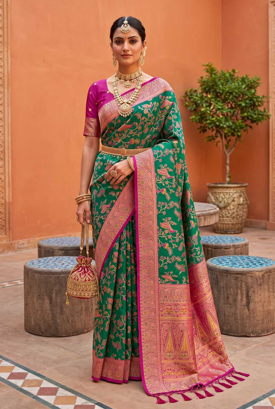 Ishita Banarasi Soft Silk Saree