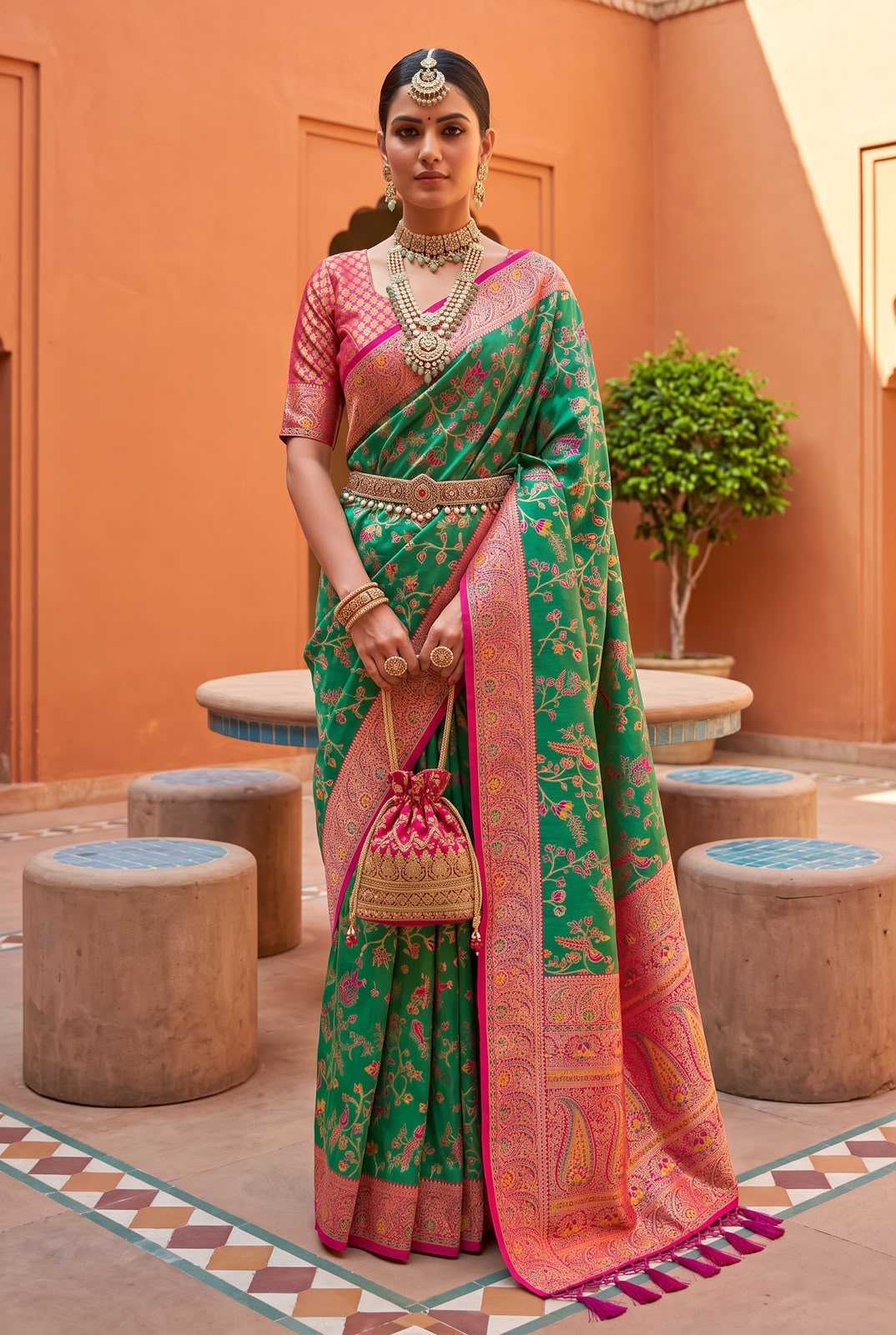 Ishita Banarasi Soft Silk Saree