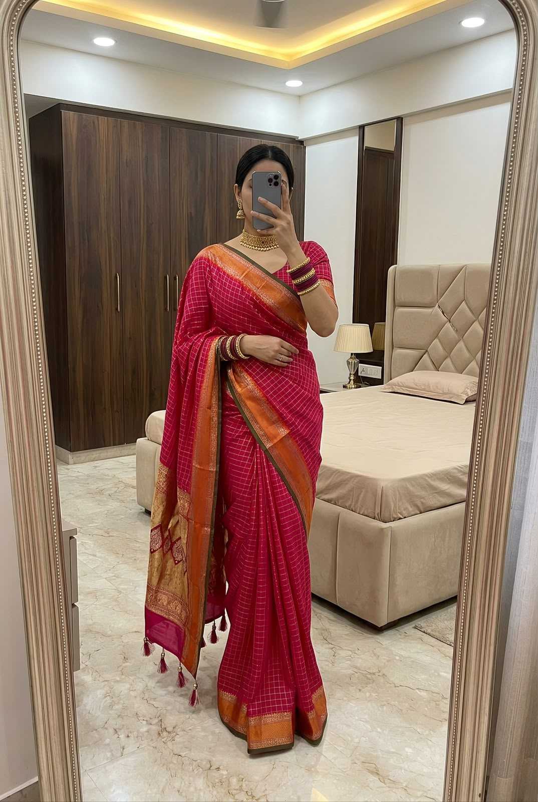 Ishita Kanjivaram Silk Saree