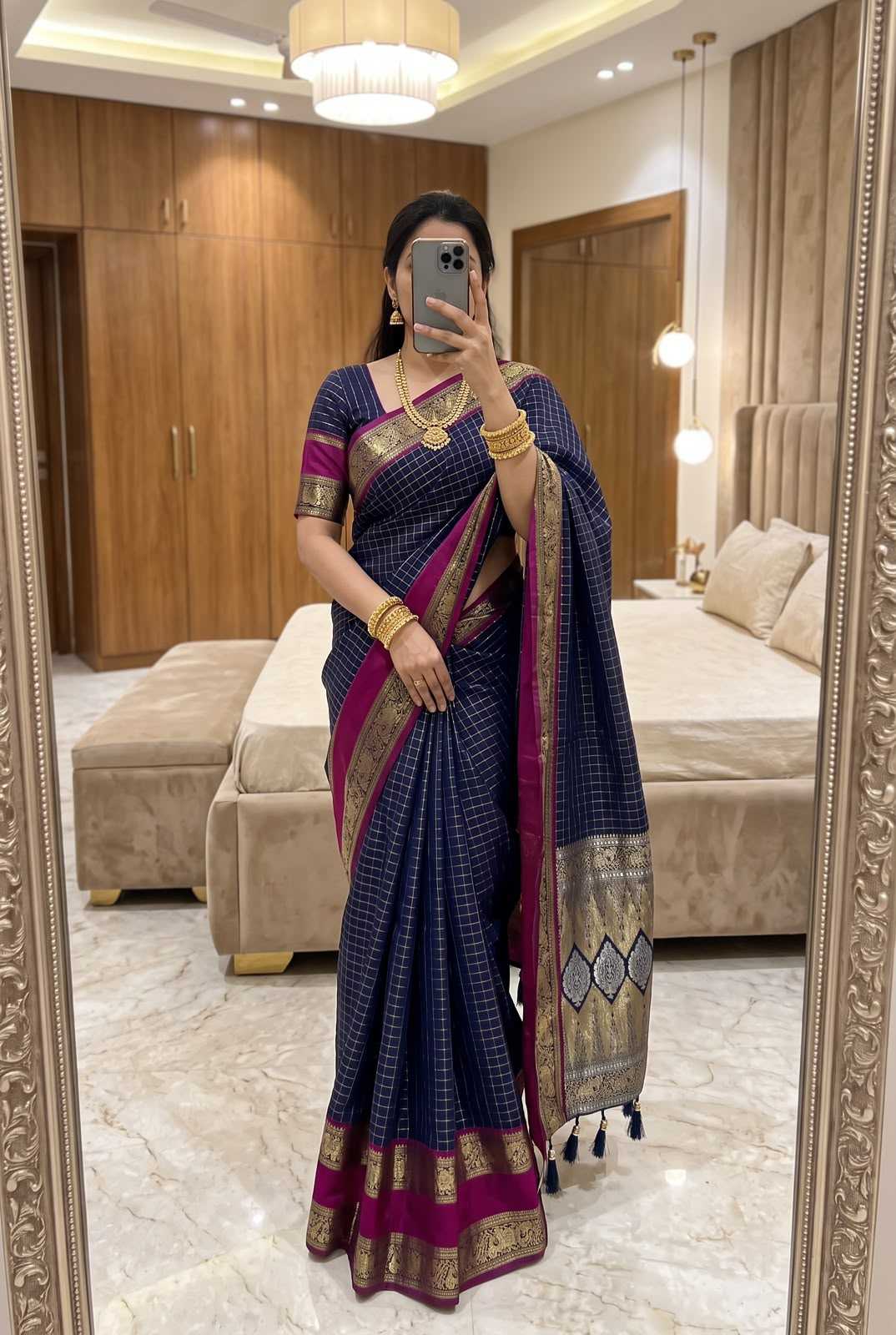 Ishita Kanjivaram Silk Saree