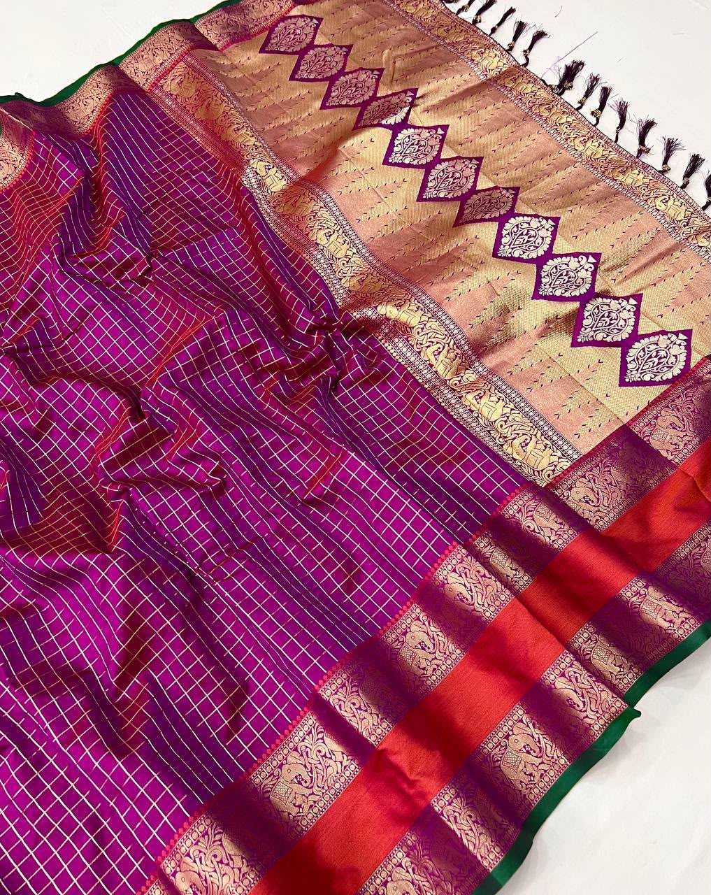 Ishita Kanjivaram Silk Saree