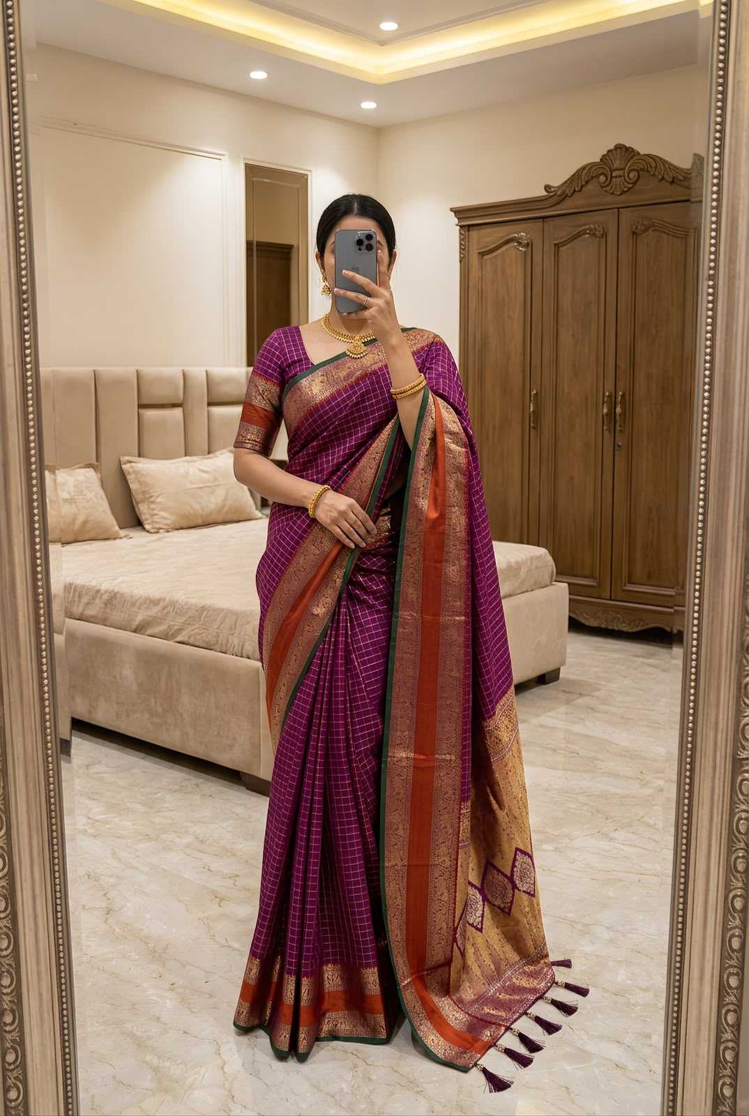 Ishita Kanjivaram Silk Saree