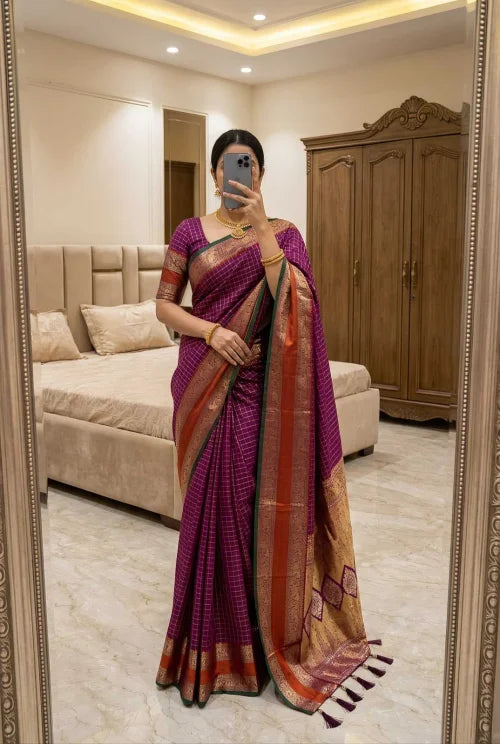 Ishita Kanjivaram Silk Saree