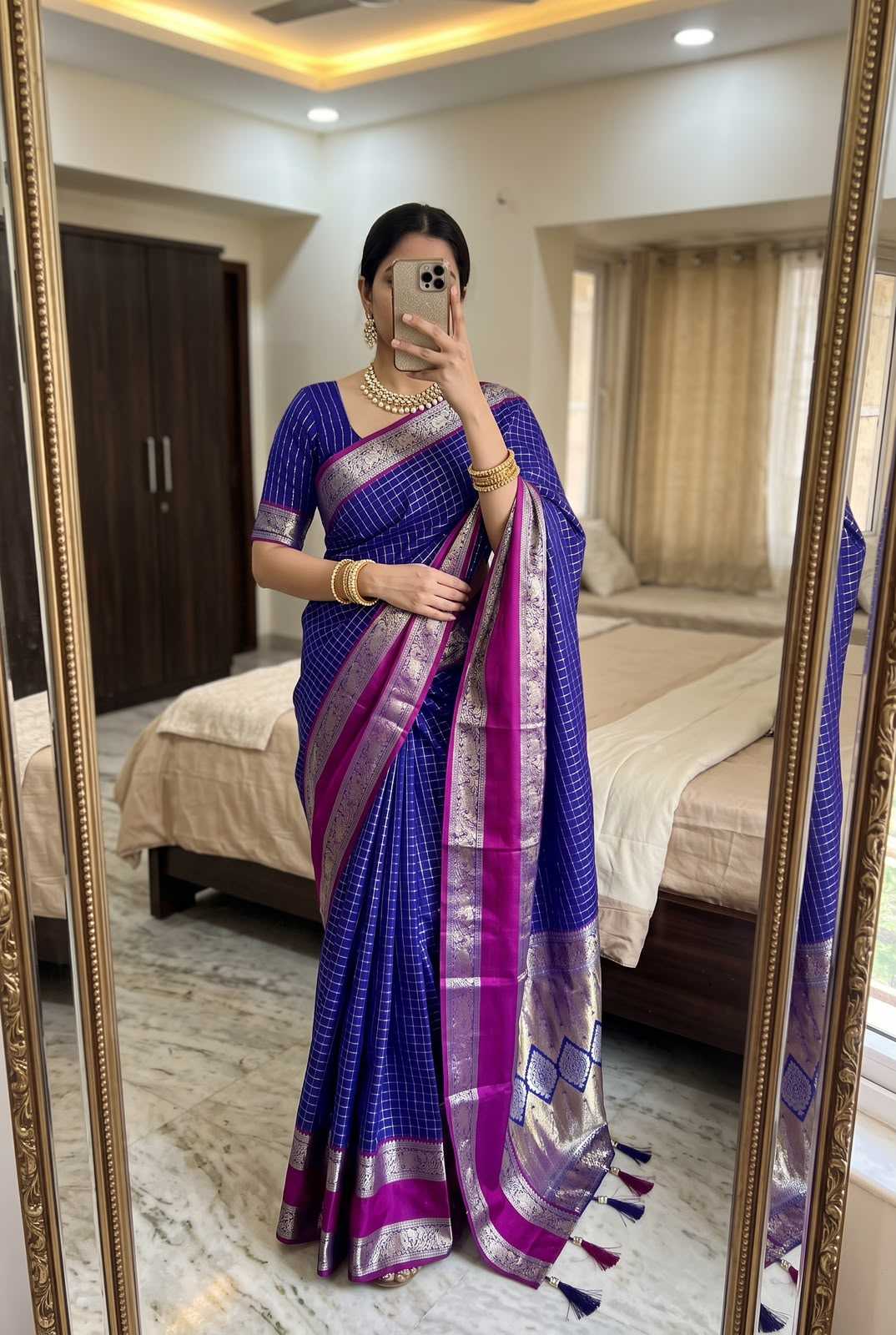 Ishita Kanjivaram Silk Saree
