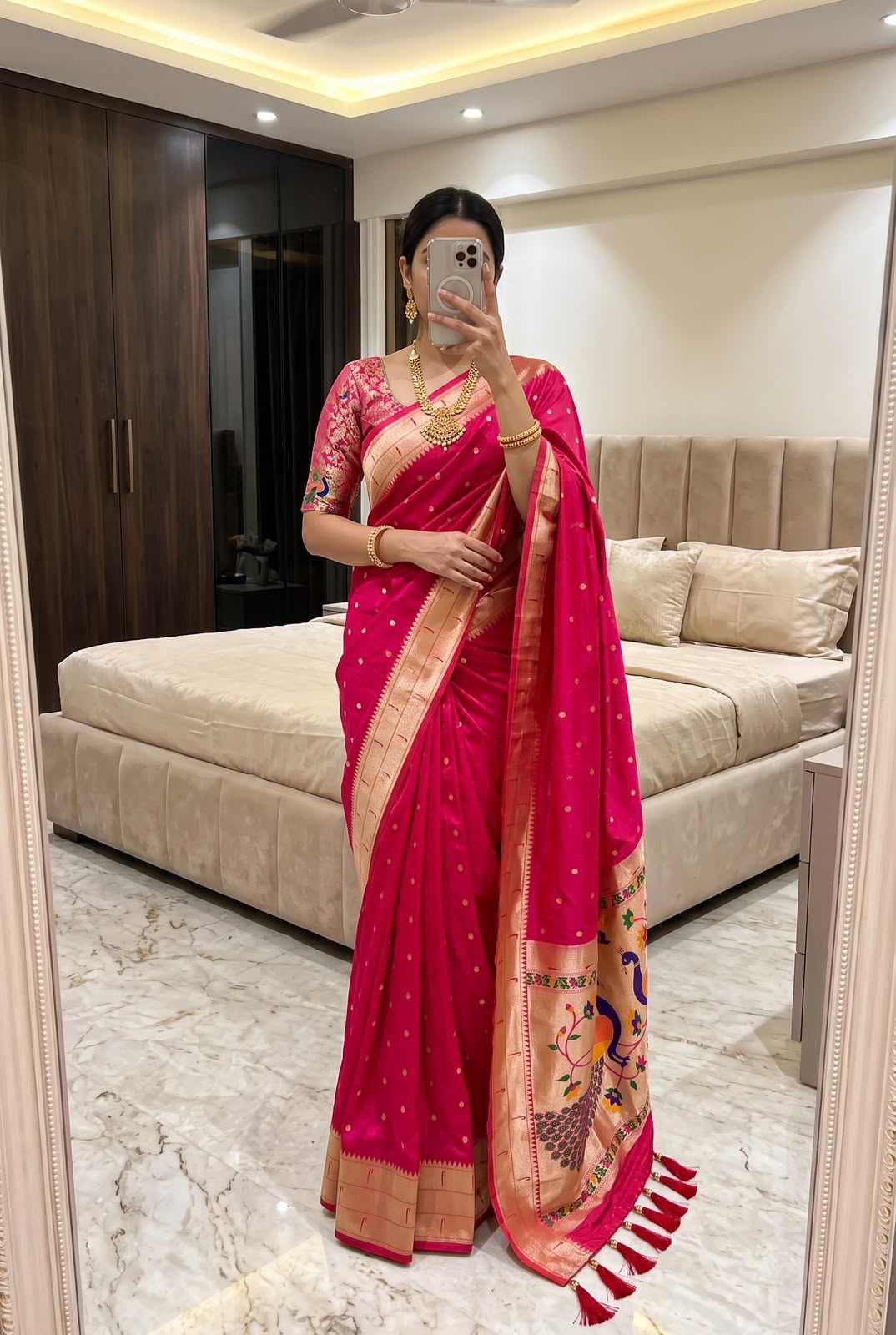 Kalakruti Paithani Silk Saree