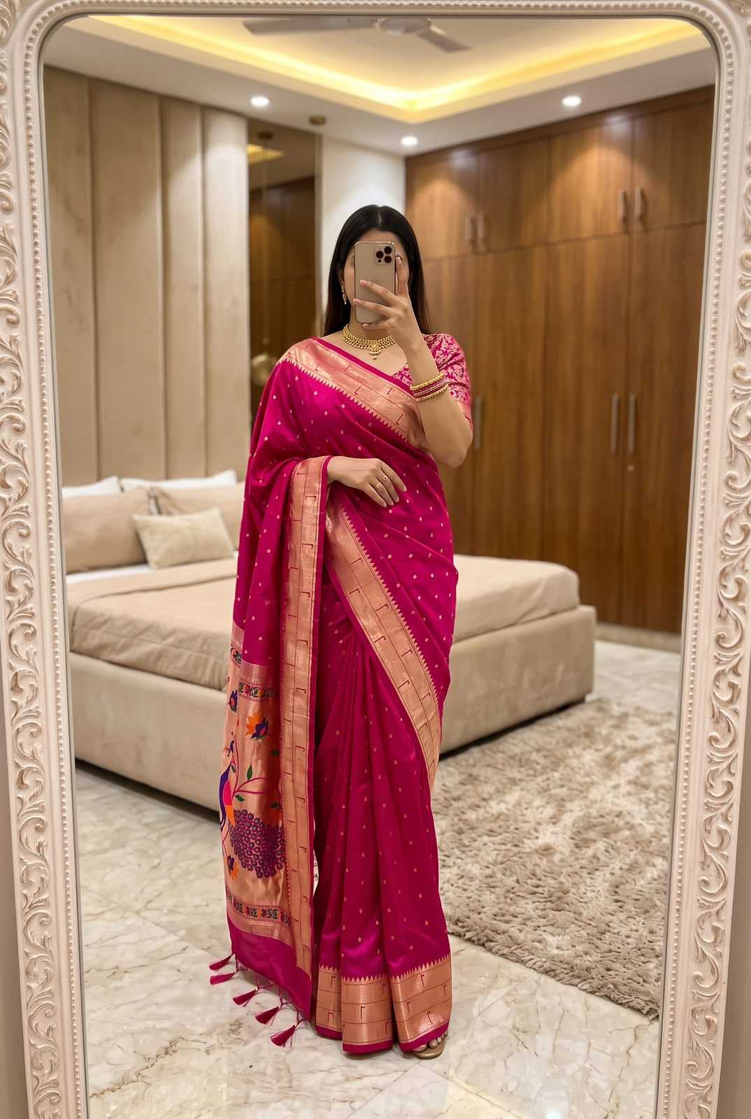 Kalakruti Paithani Silk Saree
